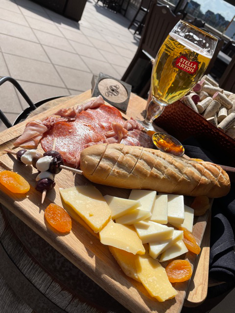 Image of cheese and charcuterie
